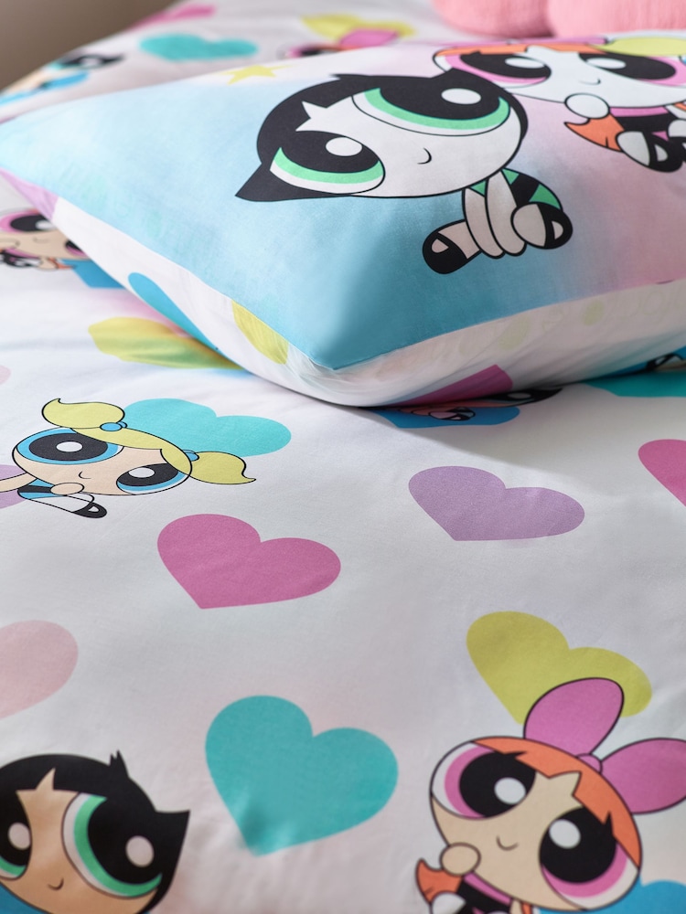 Pink Powerpuff Girls 100% Cotton Duvet Cover and Pillowcase Set - Image 7 of 7