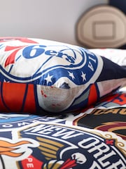 NBA 100% Cotton Single Duvet Cover and Pillowcase Set - Billede 7 af 7
