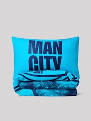 Blue Manchester City 100% Cotton Single Duvet Cover and Pillowcase Set - Image 8 of 9