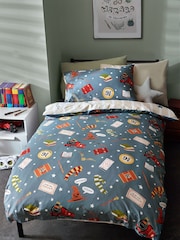 Natural Harry Potter 100% Cotton Duvet Cover and Pillowcase Set - Image 2 of 7