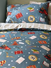 Natural Harry Potter 100% Cotton Duvet Cover and Pillowcase Set - Image 6 of 7