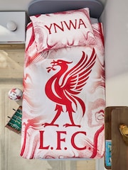 Red Liverpool FC 100% Cotton Duvet Cover and Pillowcase Set - Image 2 of 6
