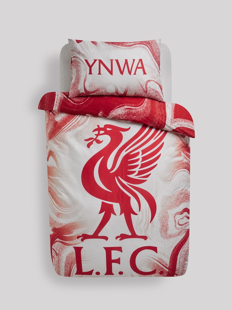 Red Liverpool FC 100% Cotton Duvet Cover and Pillowcase Set - Image 6 of 6