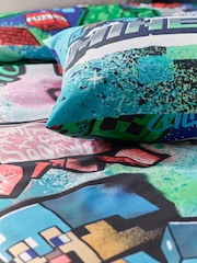 Blue Minecraft Single Duvet Cover and Pillowcase Set - Image 5 of 5
