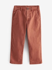 Rust Brown Loose Fit Chino Trousers (3-16yrs) - Image 1 of 3