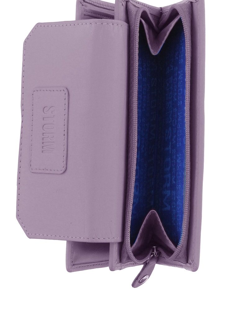 Storm Medium Purple Embassy Purse - Image 5 of 5 Storm Medium Purple Embassy Purse - Image 5 of 5