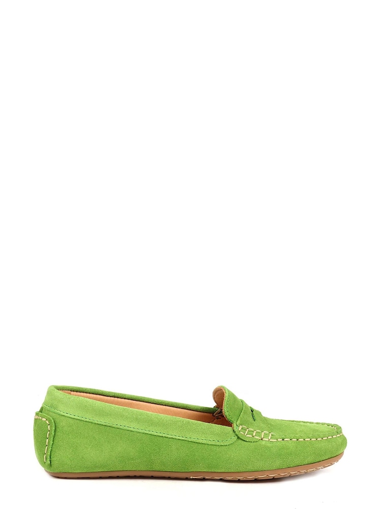 zelena - Jones Bootmaker usnjeni mokasini - Slika 1 iz 5