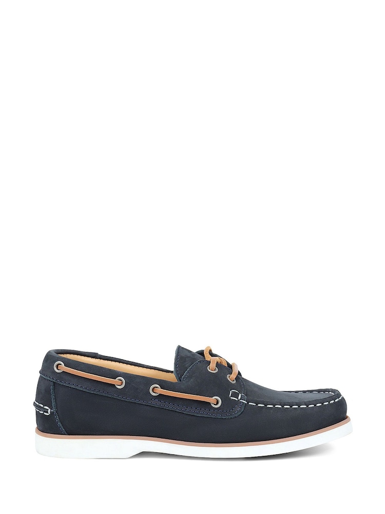 Jones Bootmaker Green Patrizia Leather Boat Shoes - Image 1 of 5