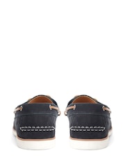 Jones Bootmaker Green Patrizia Leather Boat Shoes - Image 3 of 5