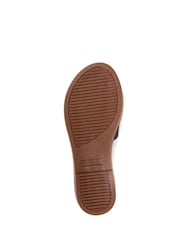 Jones Bootmaker Gold Emillina Leather Buckle Mule Sandals - Image 4 of 6