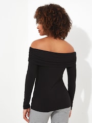 Black - Joe Browns Bardot Jersey Top - Image 3 of 7