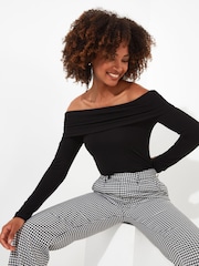 Black - Joe Browns Bardot Jersey Top - Image 5 of 7
