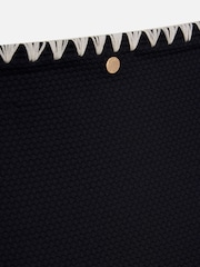 Mint Velvet Black Ruched Side Crochet Stitch Briefs - Image 4 of 4