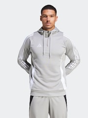adidas Grey Tiro 24 Training Hoodie - Image 1 of 7