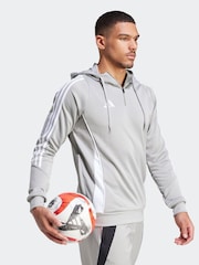 adidas Grey Tiro 24 Training Hoodie - Image 3 of 7