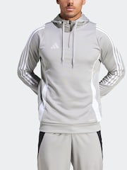 adidas Grey Tiro 24 Training Hoodie - Image 4 of 7