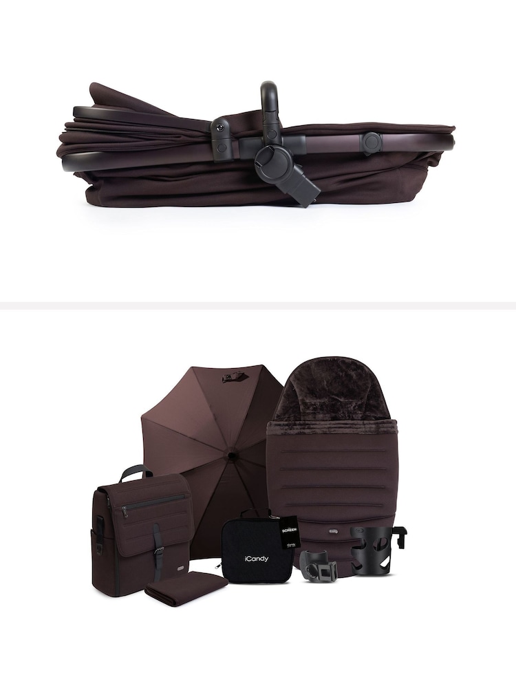 iCandy Coffee Bean Peach 8 Editions Travel System Bundle with Cocoon 360 & Base - Image 5 of 5