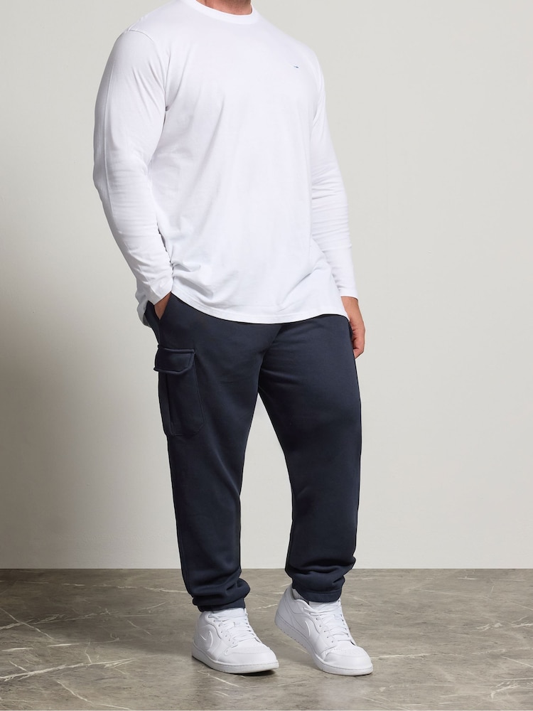 BadRhino Big & Tall Blue Cargo Joggers - Image 1 of 6