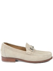 Jones Bootmaker Natural Roan Leather Slip-On Shoes - Image 1 of 5