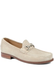 Jones Bootmaker Natural Roan Leather Slip-On Shoes - Image 2 of 5
