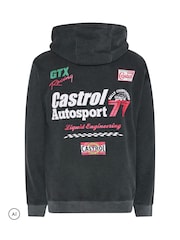 BadRhino Big & Tall Castrol Acid Wash -huppari - Kuva 7 / 7