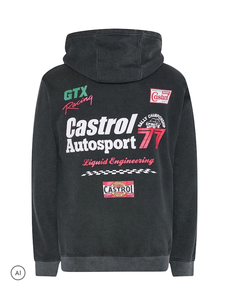 BadRhino Big & Tall Castrol Acid Wash -huppari - Kuva 7 / 7