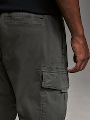 Charcoal Grey Regular Fit Stretch Utility Cargo Trousers - Image 5 of 9