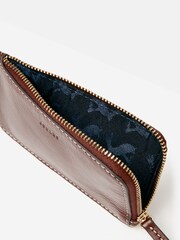 Joules Brown Leather Card Holder - Image 4 of 4