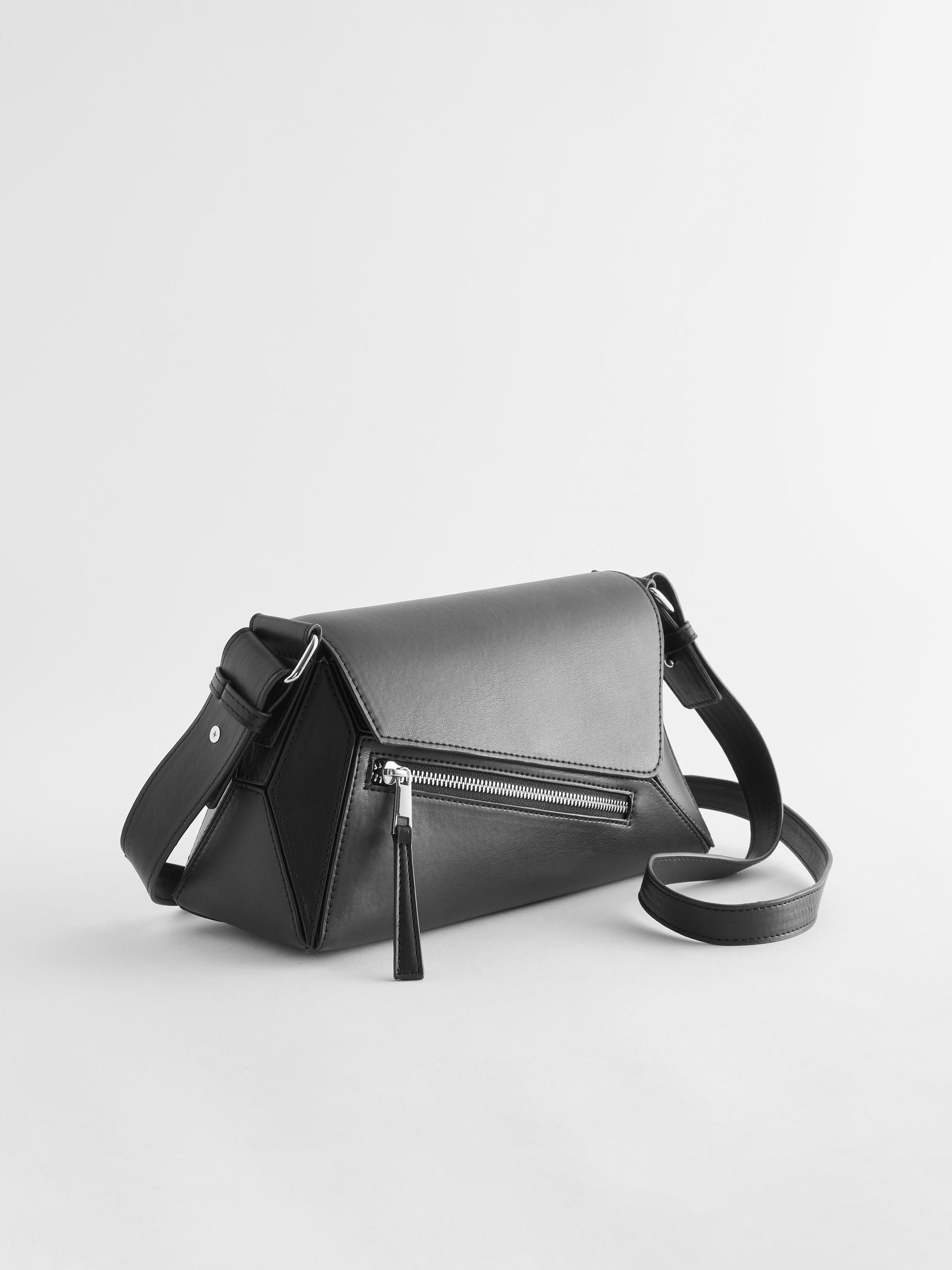 Buy Black Geometric Cross Body Bag from Next Ireland
