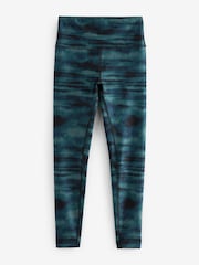 Blue/Green Active Yoga Leggings - Image 4 of 5