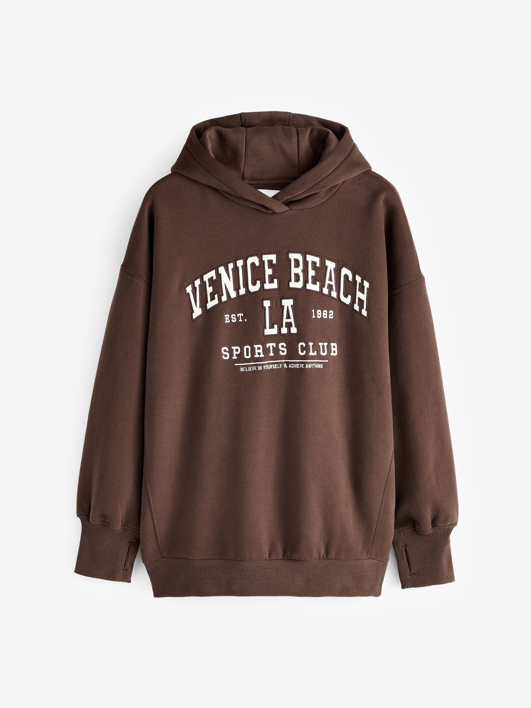 Oversized chocolate hoodie online