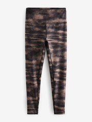 Neutral Blur Print Active High Rise Sports Sculpting Leggings - Image 5 of 6