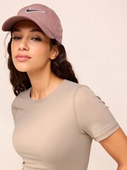 Neutral Short Sleeve Fitted Active T-Shirt - Image 5 of 7
