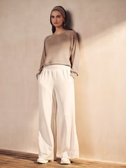 Neutral Soft Touch Raglan Sleeve Sweatshirt - Image 2 of 6