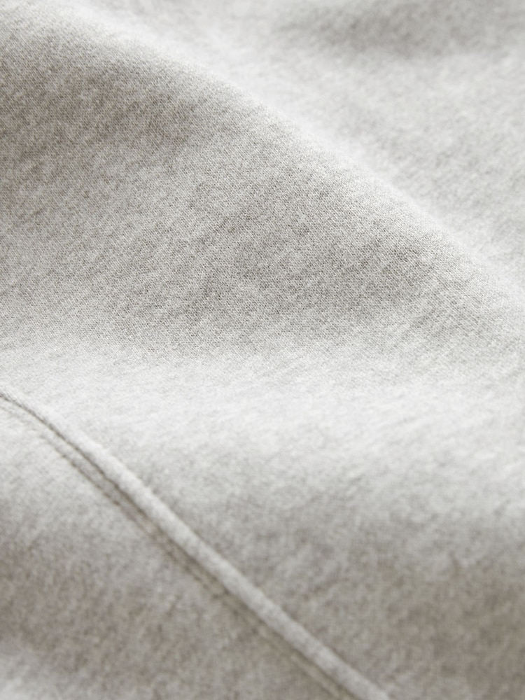 Grey Marl New York City Graphic Oversized Relaxed Fit Active Longline Overhead Hoodie - Image 6 of 6