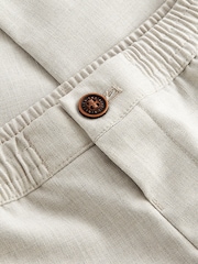 Ecru Neutral Smart Linen Blend Trousers (3-16yrs) - Image 3 of 3