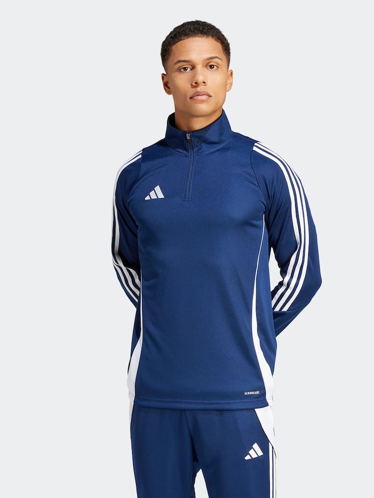 adidas Navy Blue Tiro 24 Training Top - Image 1 of 5