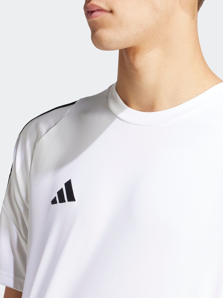 Alb - Tricou din jerseu adidas Tiro 24 - Image 4 of 9