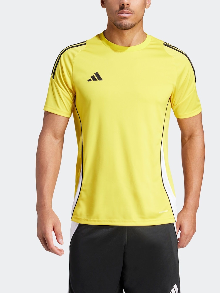 adidas Yellow Tiro 24 Jersey - Image 2 of 8