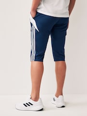 adidas Blue Tiro 24 3/4 Joggers - Image 2 of 6