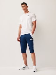 adidas Blue Tiro 24 3/4 Joggers - Image 3 of 6