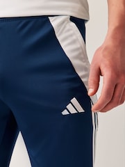 adidas Blue Tiro 24 3/4 Joggers - Image 5 of 6