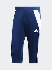 adidas Blue Tiro 24 3/4 Joggers - Image 6 of 6