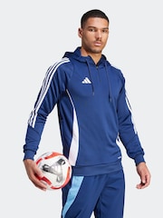 adidas Blue Tiro 24 Training Hoodie - Image 3 of 7