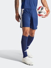 adidas Blue/White Tiro 24 Shorts - Image 4 of 9