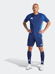adidas Blue/White Tiro 24 Shorts - Image 5 of 9