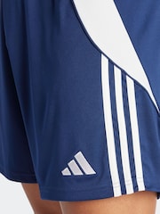 adidas Blue/White Tiro 24 Shorts - Image 7 of 9