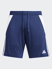 adidas Blue/White Tiro 24 Shorts - Image 8 of 9