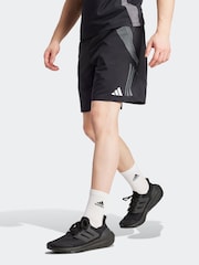 Черный лакированный - Шорты adidas Tiro 24 - Image 1 of 6