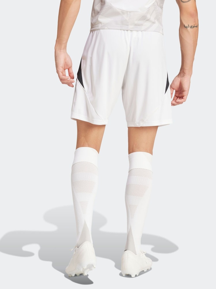 adidas White Tiro 24 Shorts - Image 2 of 6